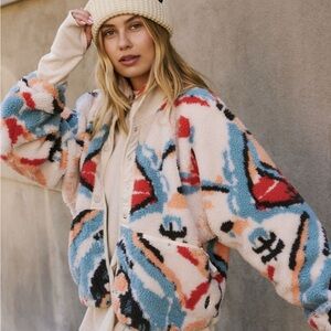 Free People Hit the Slopes Fleece Jacket
